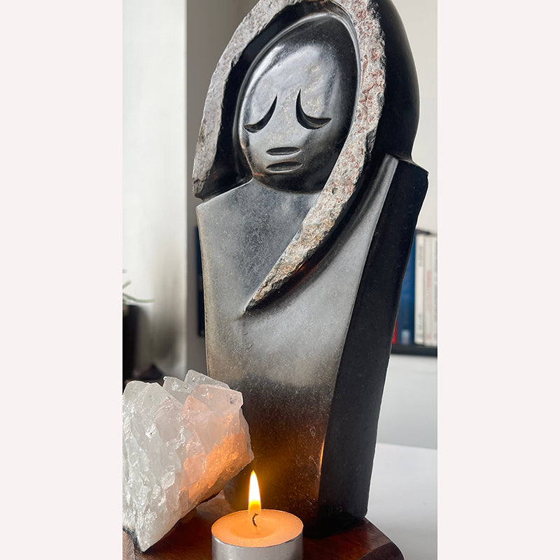Praying girl