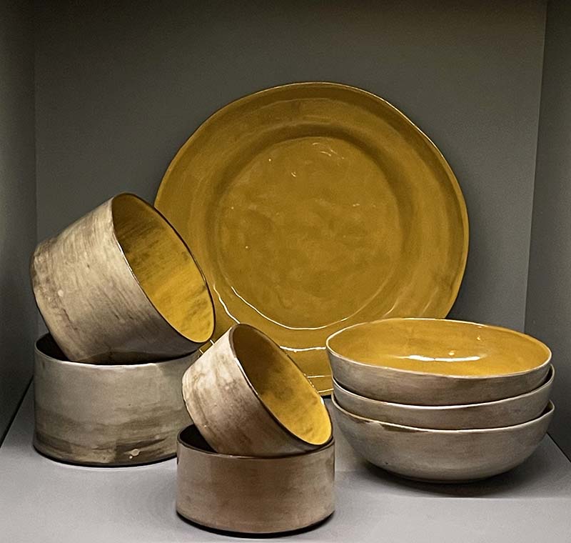 Hardal Serisi Seramik Kase