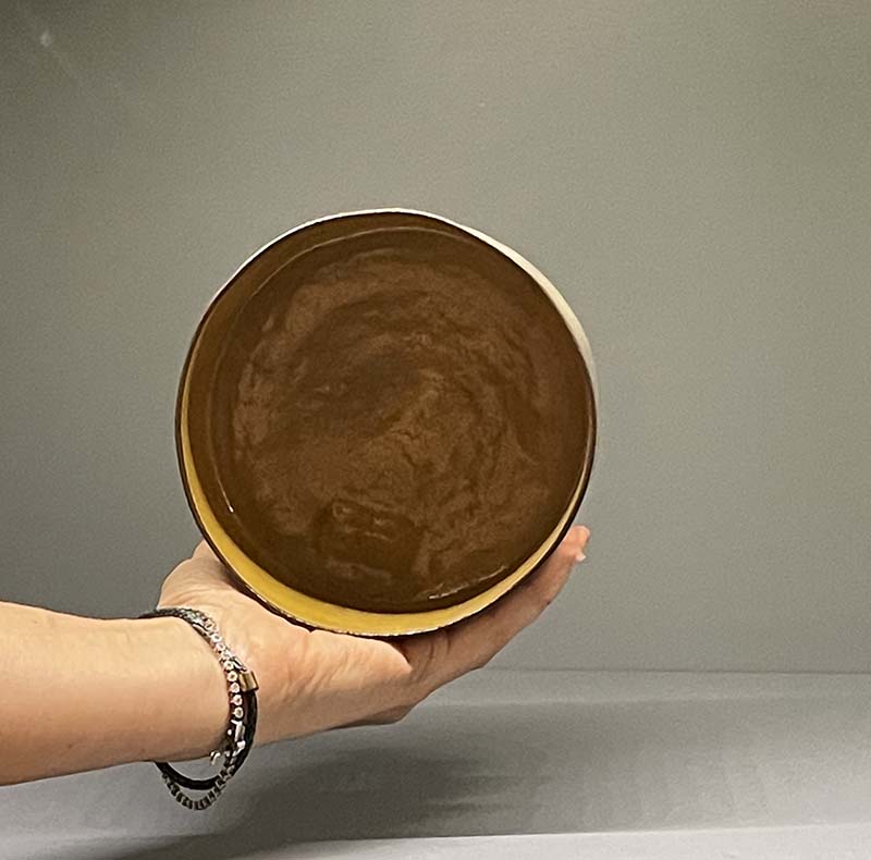 Hardal Serisi Seramik Kase