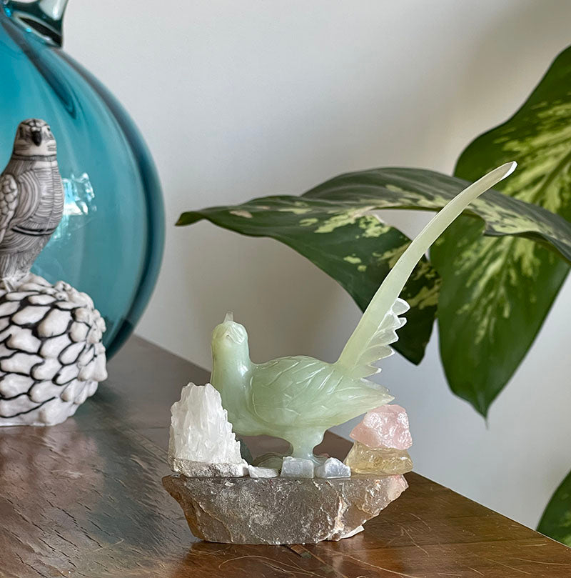 Yeşim Taşından Şifa Kuşu