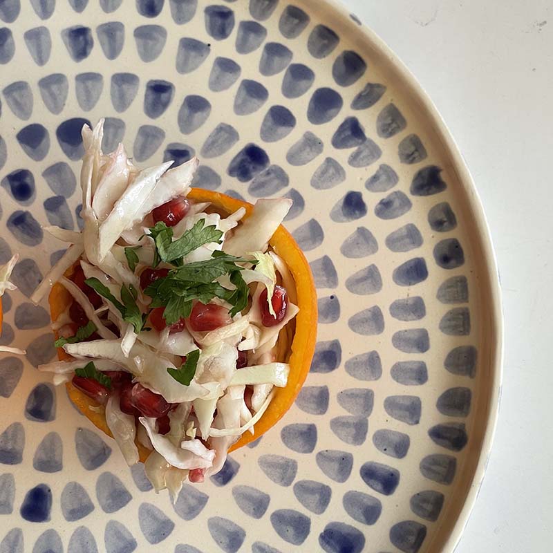 Gökyüzü Serisi Seramik Yemek Tabağı