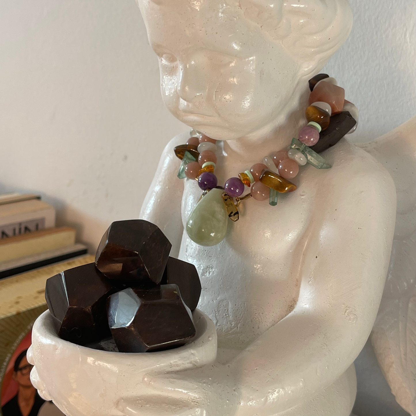 Chocolate Loving Fancy Angel