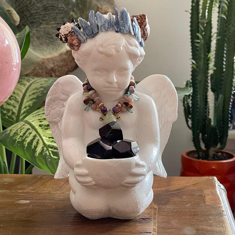 Chocolate Loving Fancy Angel