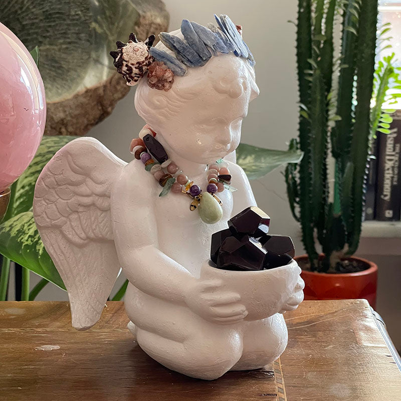 Chocolate Loving Fancy Angel
