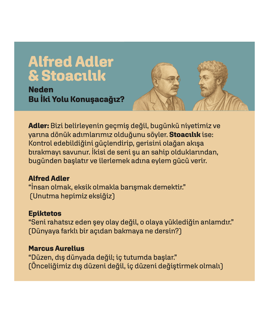 Adler & Stoacı Düşünceyle Yaşamı Kolaylaştırma Sohbeti